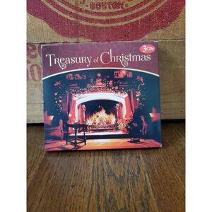 TREASURY OF CHRISTMAS Box Set 3 CD 101 Strings Orchestra  37 songs  VERY GOOD